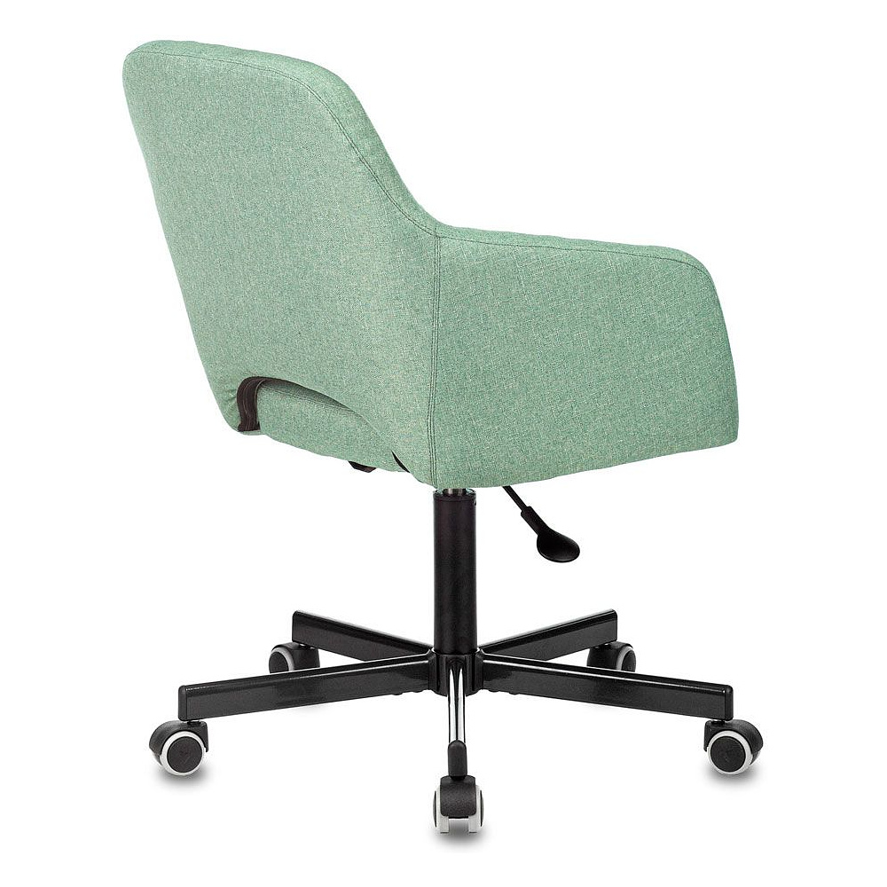 Кресло для персонала Бюрократ "CH-380M", металл, ткань, зеленый - 4