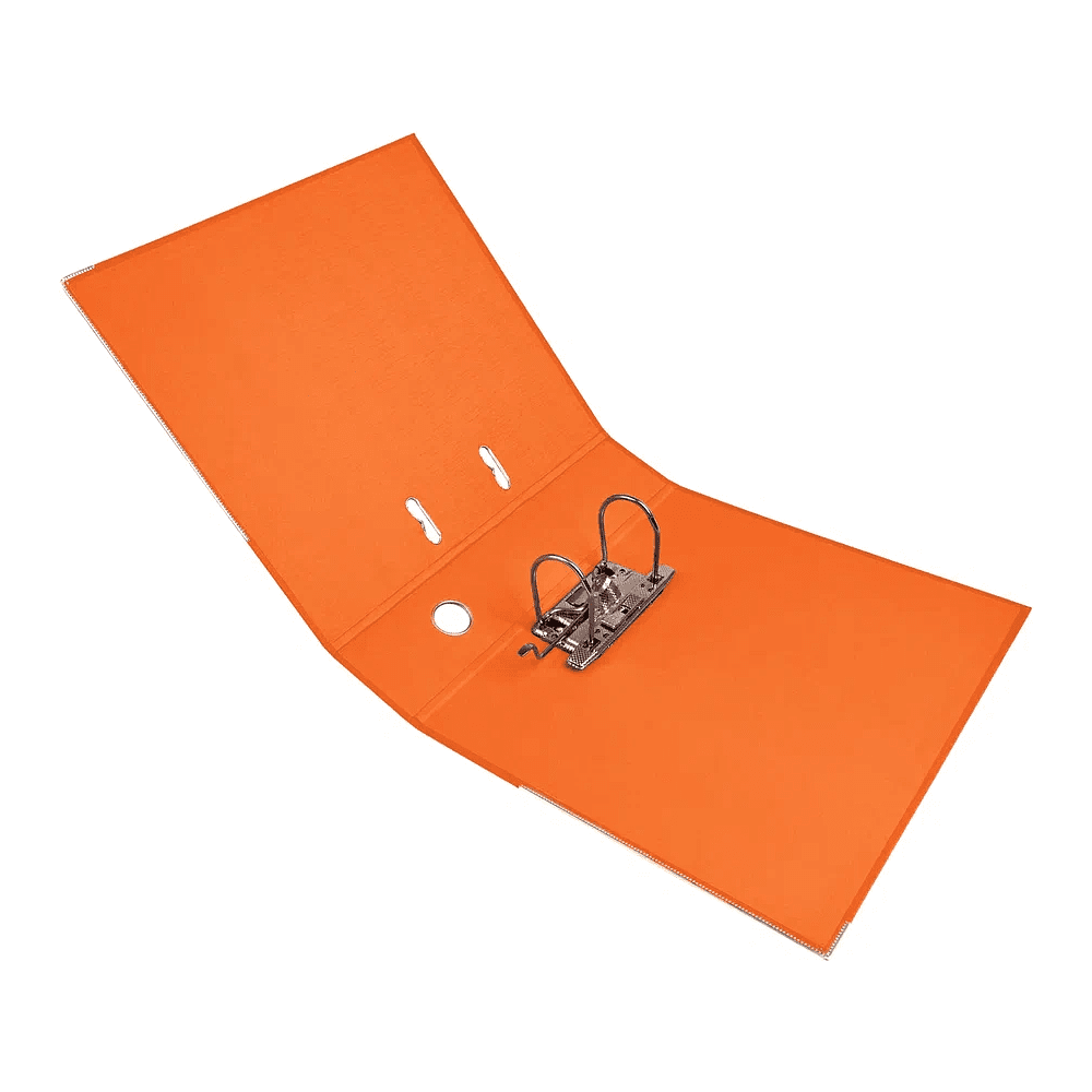 Папка-регистратор "Yesli:", А4, 75 мм, ПВХ, оранжевый - 4