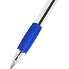 Ручка шариковая автоматическая "Yesli", 0,7 мм, пластик, прозрачный, стерж. синий - 2