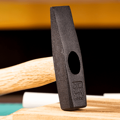 Молоток слесарный Deli YS DL442200, 0.2 кг, деревянная рукоятка - 5