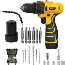 Аккумуляторная дрель-шуруповерт Deli YS EDL-DZ12-6A2