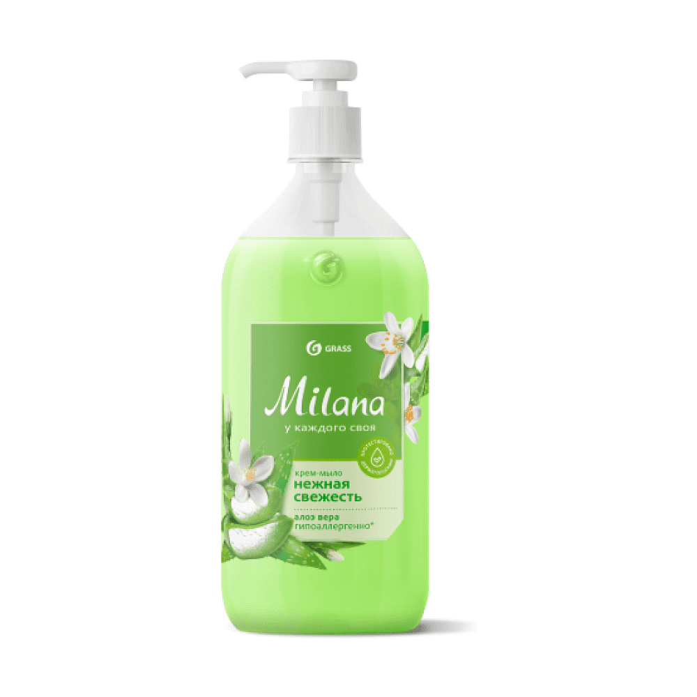 Крем-мыло "Milana", 1 л, алоэ вера