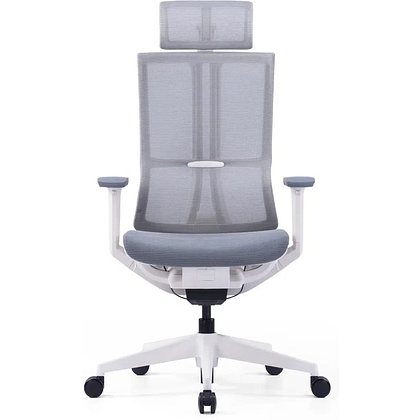 Кресло для руководителя SitZone E-303-001A-P1-WH сетка, серый - 2