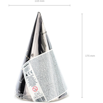 Колпаки праздничные "Happy New Year", 6 шт, черный - 5