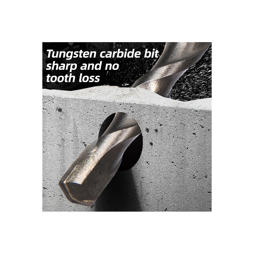 Бур по бетону Deli YS EDH-Y10210, 10x210 мм, SDS-PLUS - 5