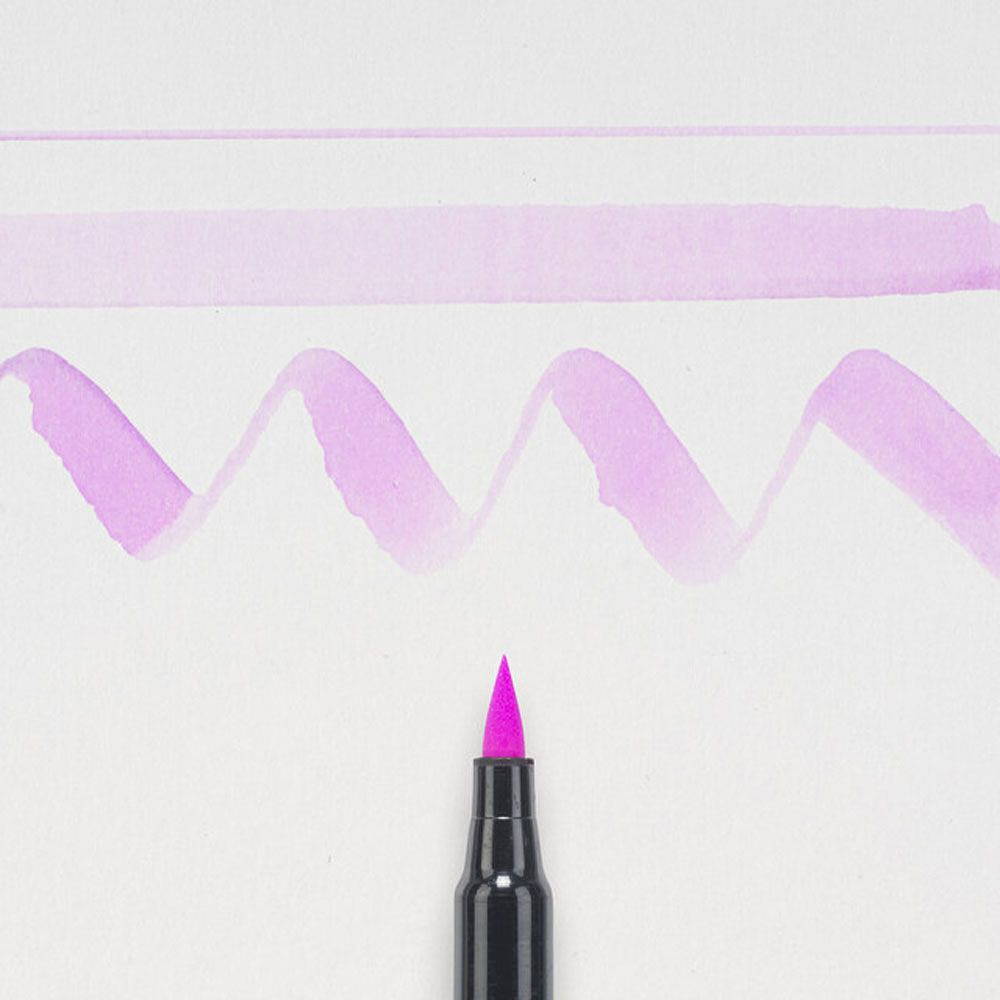 Маркер акварельный "Koi Color Brush", лиловый - 2