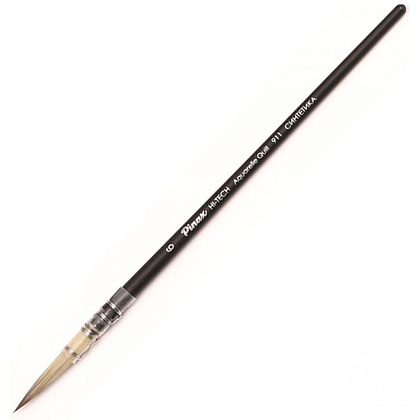 Кисть для рисования "Pinax HI-TECH Aquarelle Quill", синтетика, круглая, французское крепление, №6