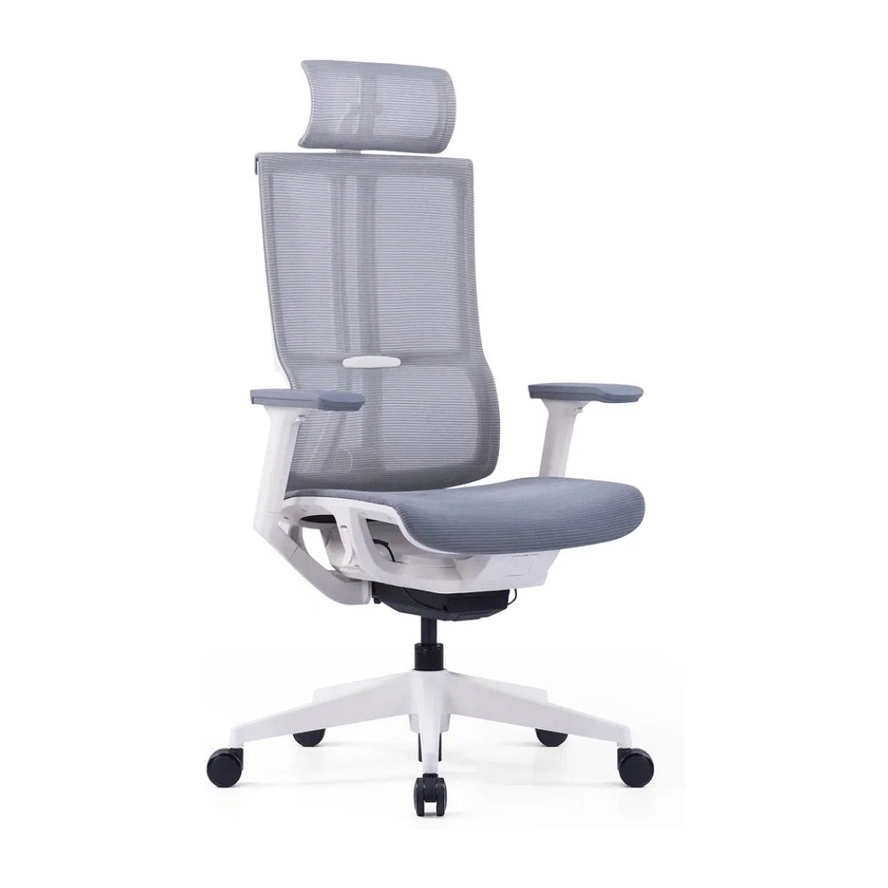 Кресло для руководителя SitZone E-303-001A-P1-WH сетка, серый, -30%