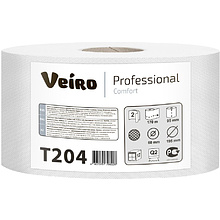 Бумага туалетная в средних рулонах "Veiro Professional Comfort"