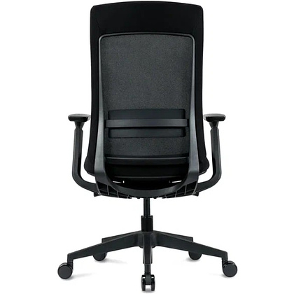 Кресло компьютерное SitZone E-VL002B, сетка, ткань, пластик, черный - 5