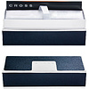 Ручка шариковая автоматическая "Cross Bailey Blue Lacquer", 0.7 мм, синий, серебристый, стерж. черный - 4
