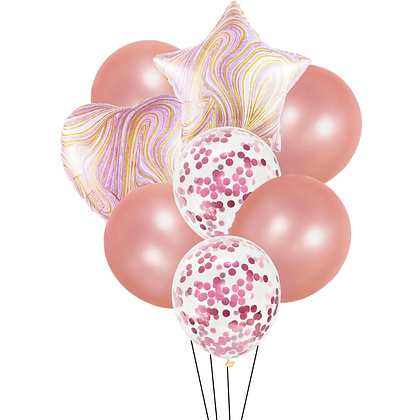 Шар воздушный "242357", 8 шт, ассорти