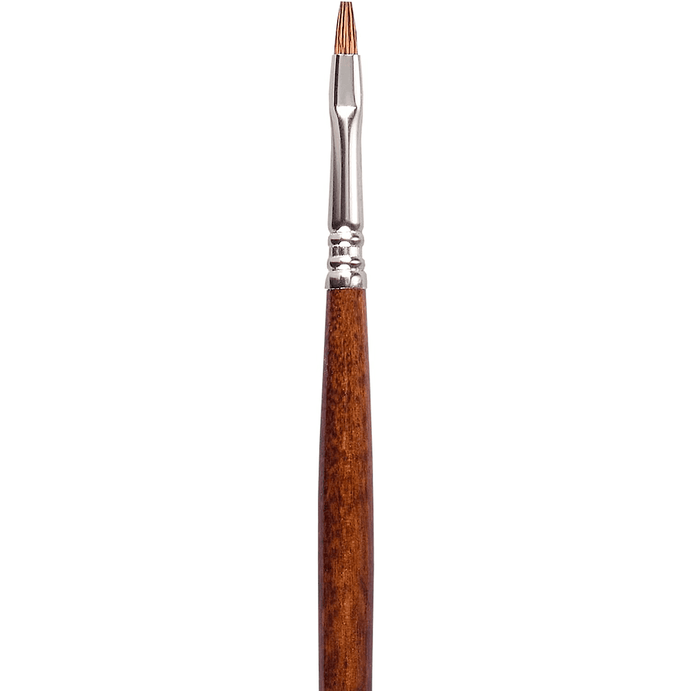 Кисть "Escoda Versatil Brush L/H", синтетика, темно-коричневый, плоская, №4 - 2