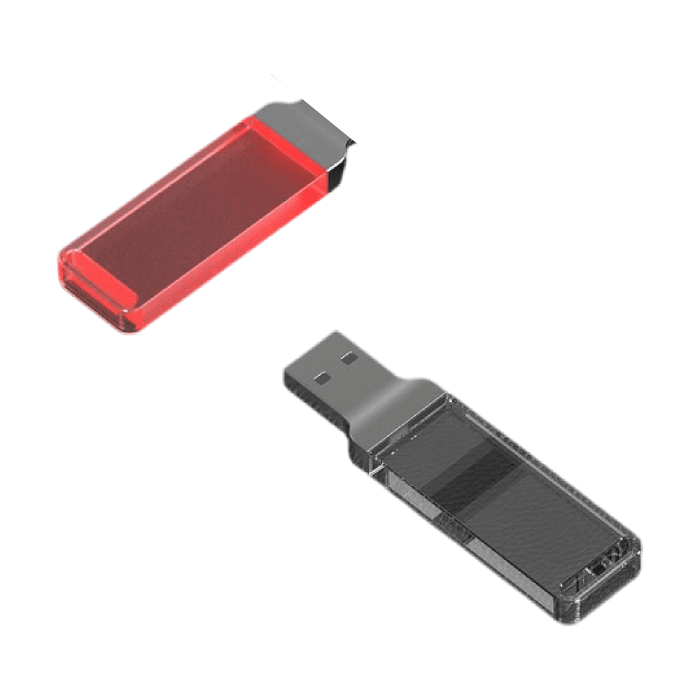 USB Flash накопитель 2.0 16 Gb ZC-005, пластик, металл, красный