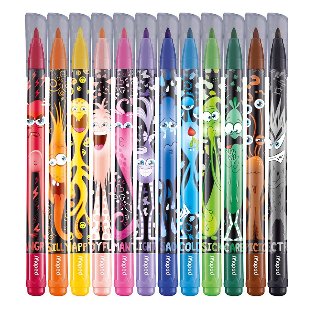 Фломастеры Maped "Color Peps Monster", 12 шт - 2