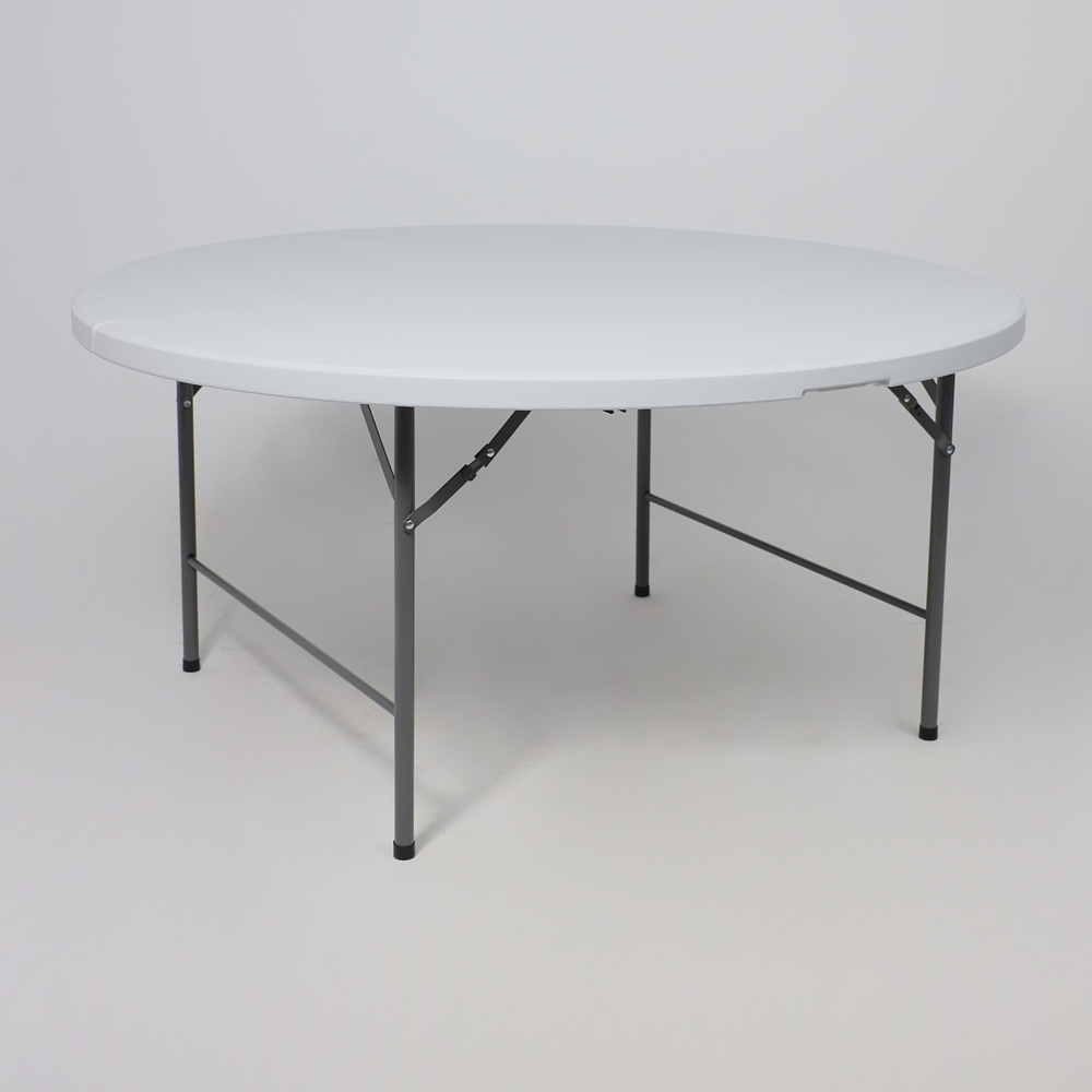 Стол складной Table AKS тип 10, 1520х1520х740 мм, пластик, белый - 6