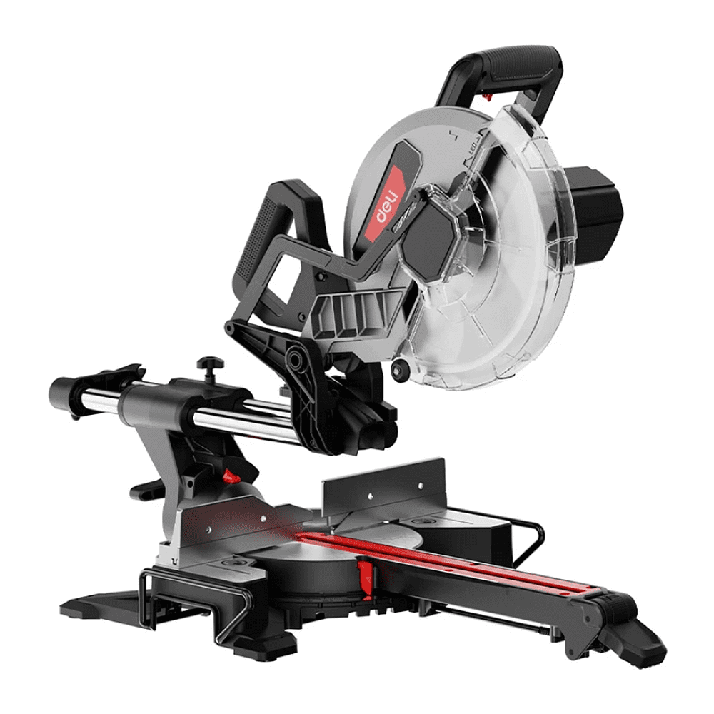 Торцовочная пила Deli RS EDE570, с протяжкой, 2000 Вт, 255 х 30 мм