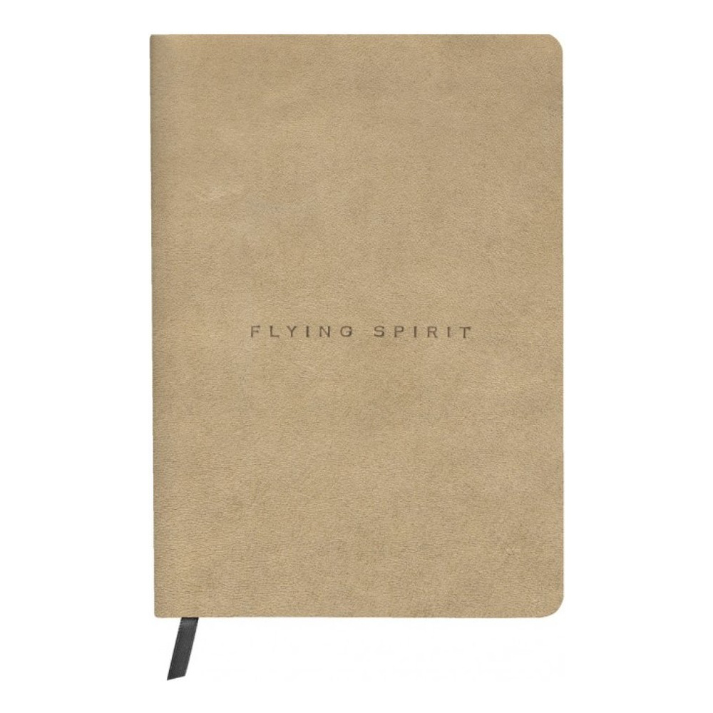 Блокнот "Flying Spirit", А5, 180 страниц, в линейку, бежевый