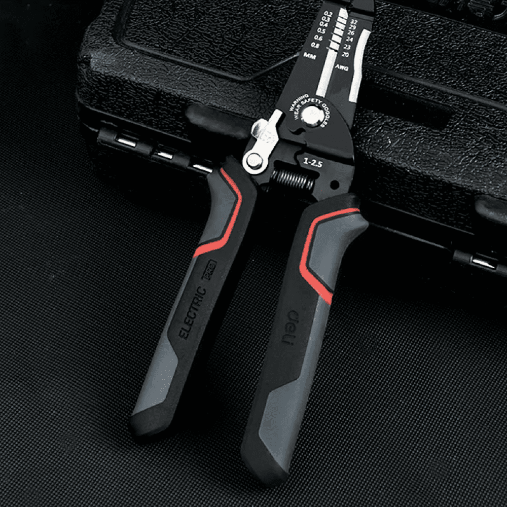 Инструмент для снятия изоляции Deli RS EDL383028, 180 мм, 0.2- 0.8 мм - 2