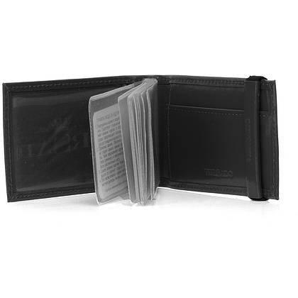 Визитница "062-BL", 65x110 мм, 16 карт, черный - 3