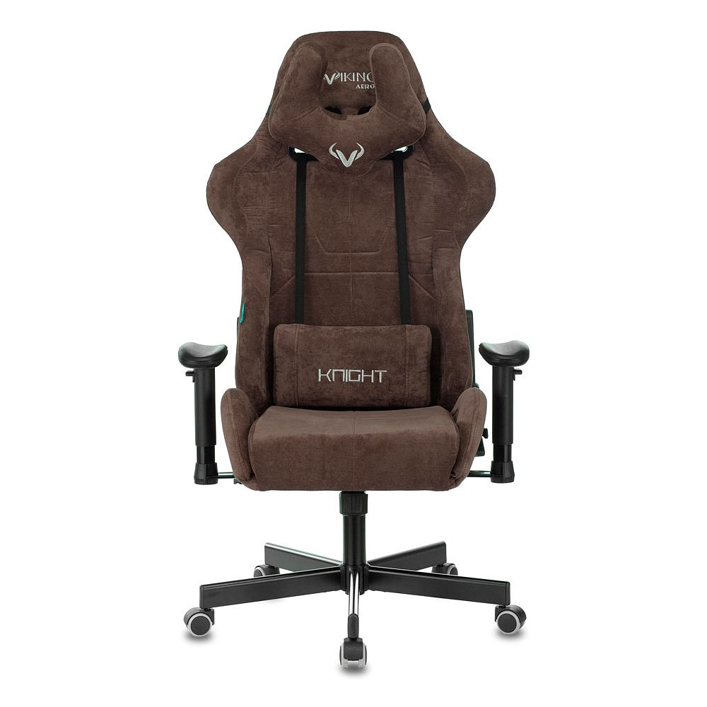 Кресло игровое Бюрократ VIKING KNIGHT Light-10, ткань, металл, темно-коричневый  - 2