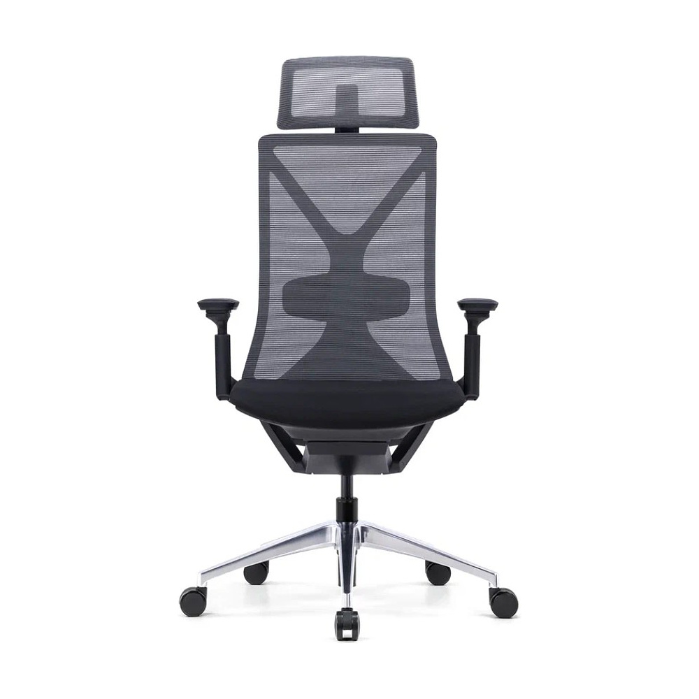 Кресло для руководителя SitZone E-YR-001A-P1-BK сетка/ткань, черный - 2