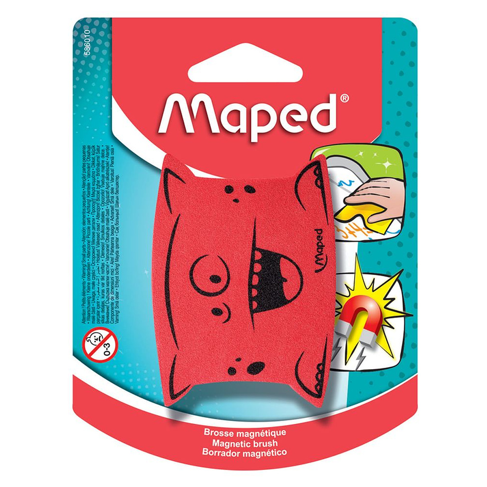 Щетка для доски магнитная Maped "Dry Erase", зеленый - 5