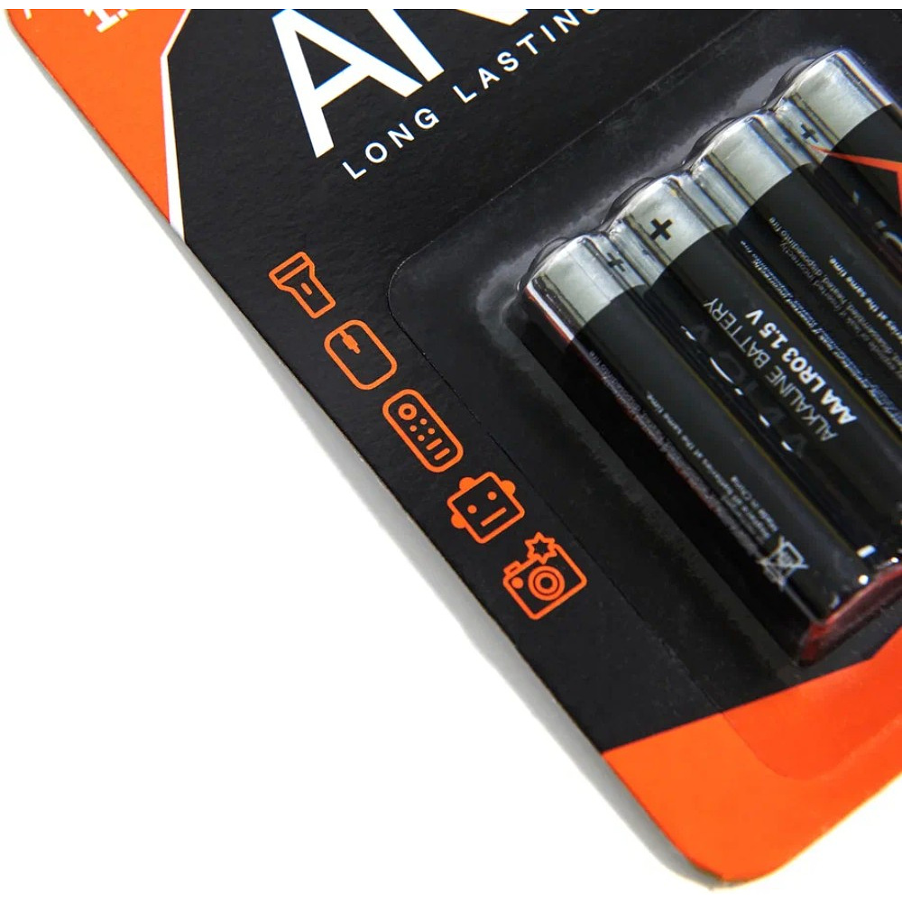 Батарейки алкалиновые ANSA "V LR03/BL-4 (AAA)", 12 блоков x4 шт,  щелочные - 3