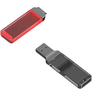 USB Flash накопитель 2.0 16 Gb ZC-005, пластик, металл, красный
