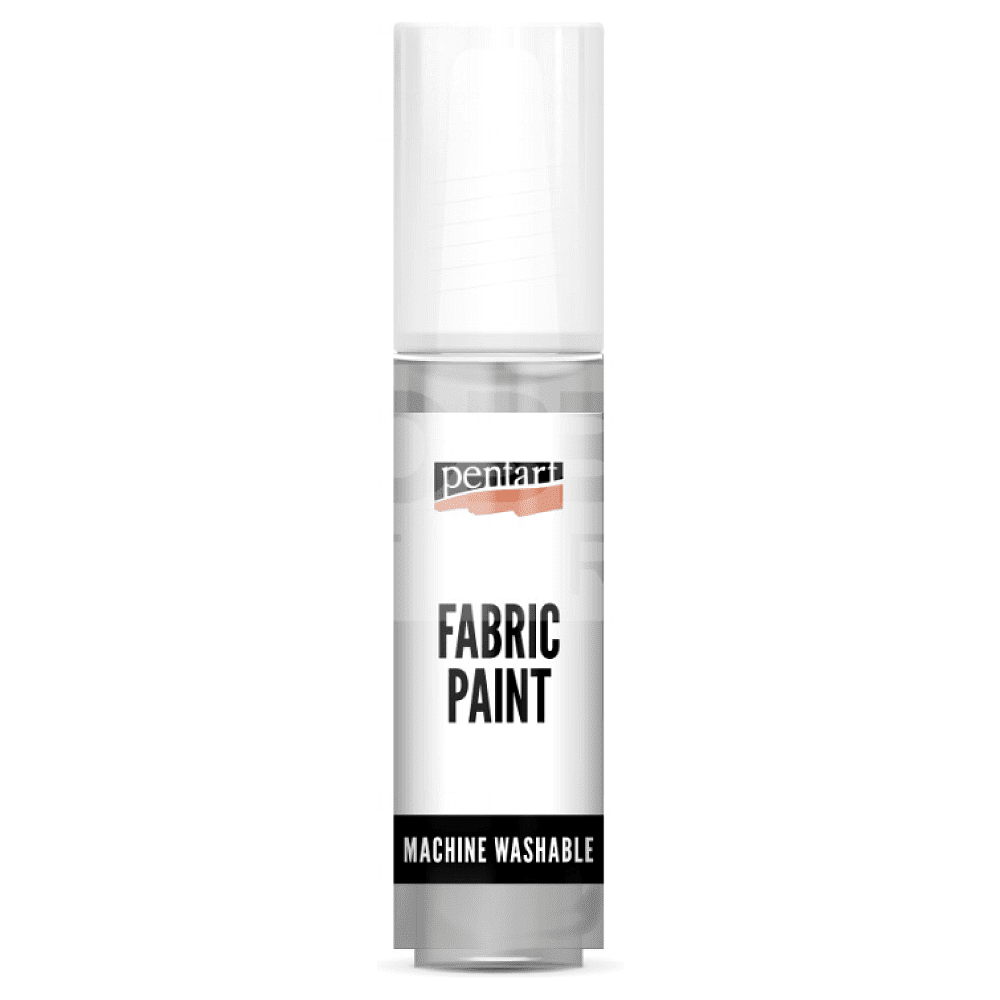 Краски для текстиля "Pentart Fabric paint", серый, банка