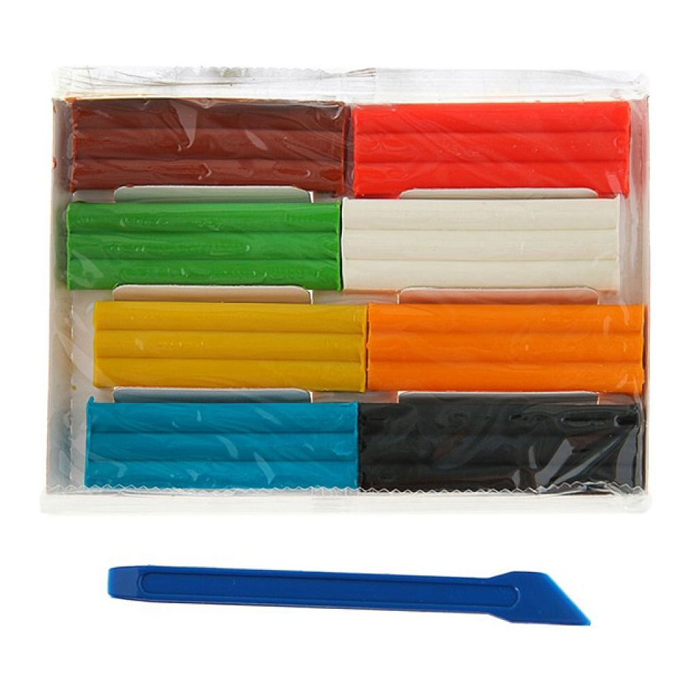 Пластилин 6 цветов набор "Цветик" восковой - 2