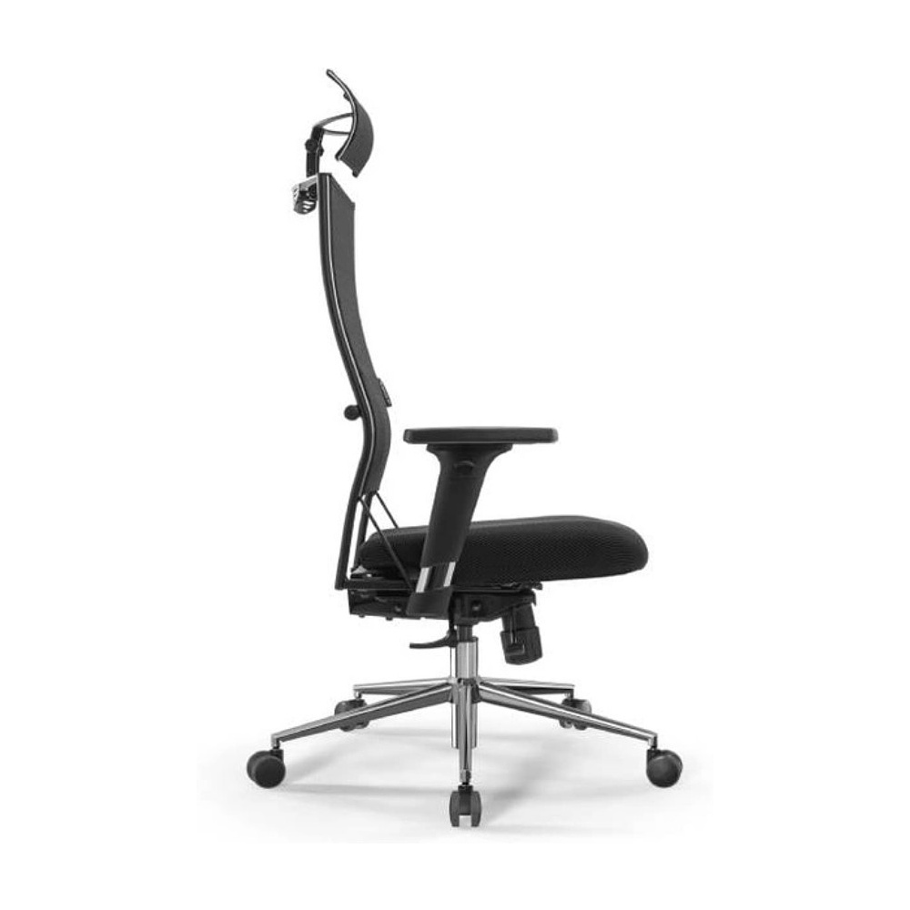 Кресло компьютерное ErgoLife SynchroSit Air-180 B2-311D, ткань, сетка, черный - 2