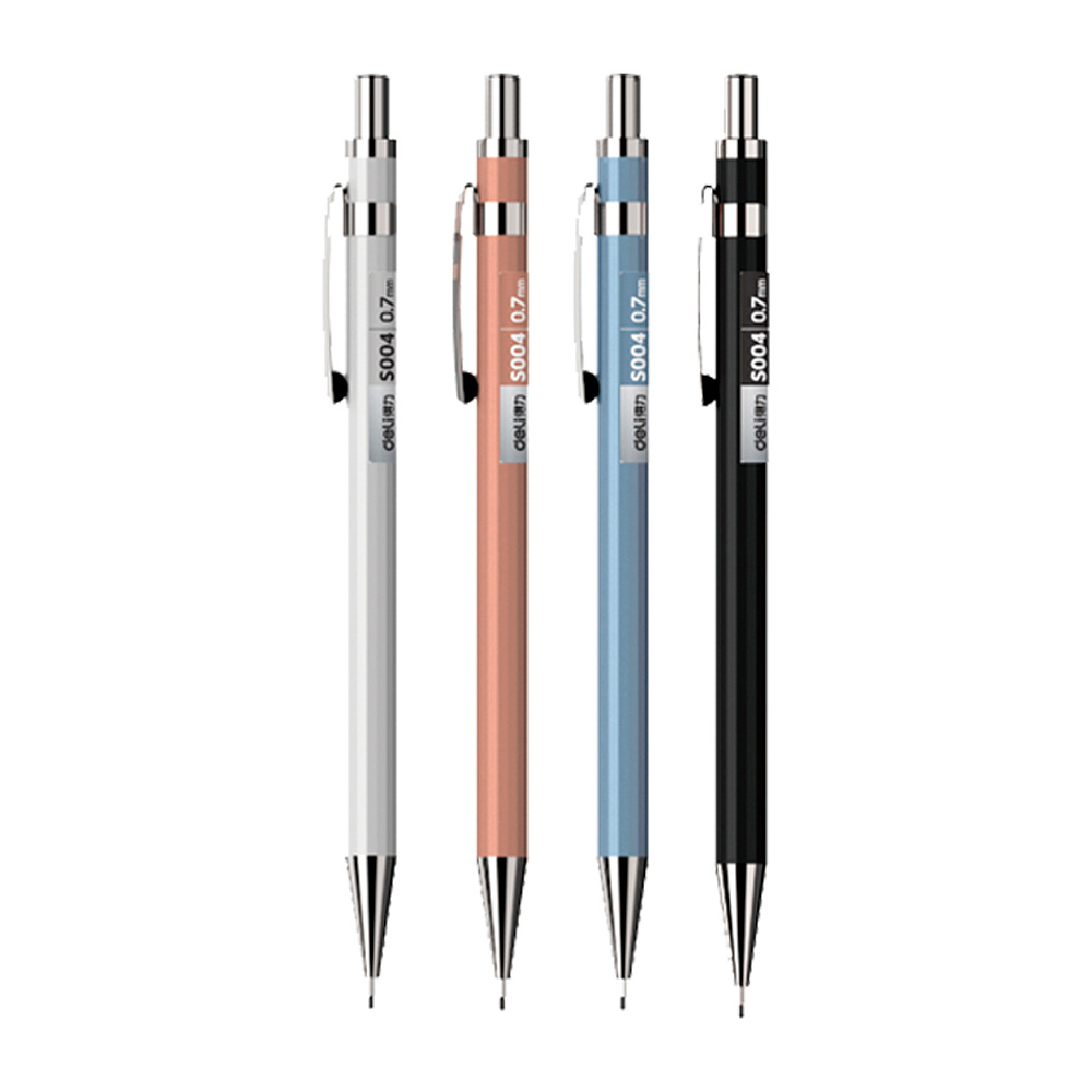 Карандаш автоматический "Deli S003", 0.5 мм, с ластиком, ассорти - 2