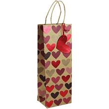 Пакет бумажный подарочный "Heart kraft"