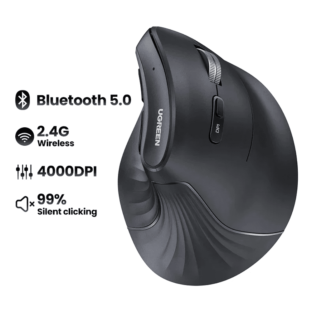 Компьютерная мышь Ugreen MU008-25444, черная - 3