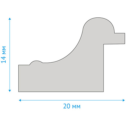 Фоторамка "OfficeSpace №2", 21x30 см, золотистый - 4