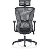 Кресло для руководителя SitZone U-065A сетка/ткань, черный - 5