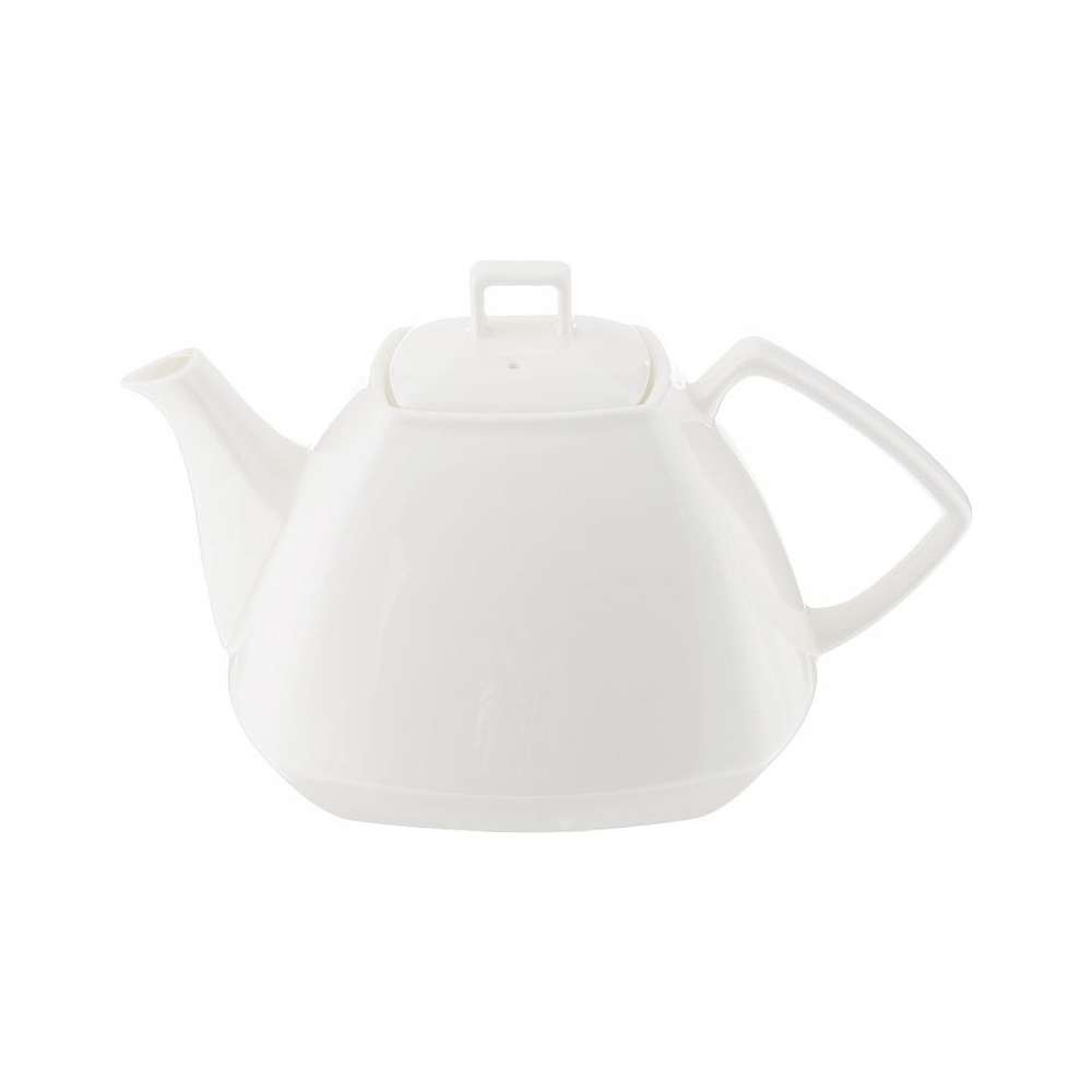 Чайник заварочный, фарфор, 1050 мл, белый