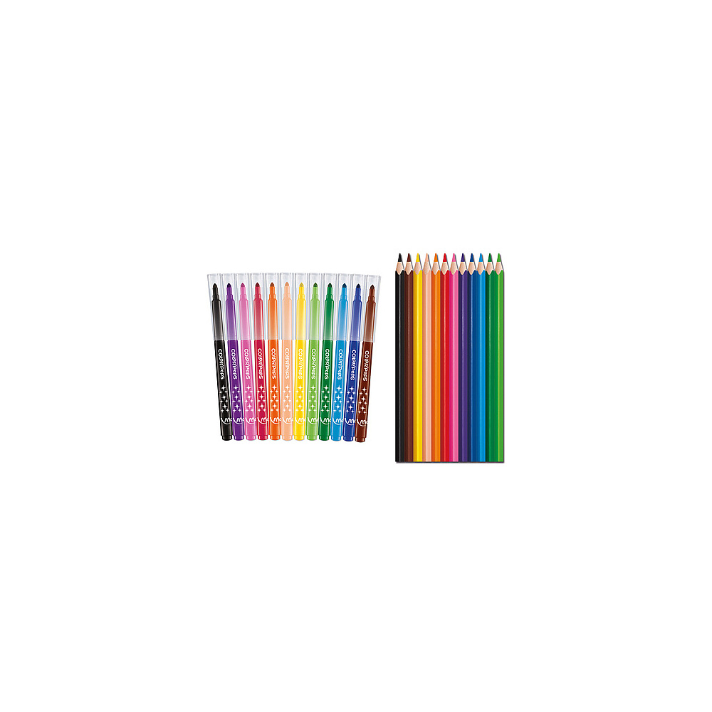 Пенал Maped "Colorpeps", 1 отделение, с наполнением, белый, синий, -50% - 4