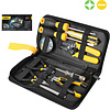 Набор ручного инструмента Deli YS EDL-C1011E, 11 предметов, сумка, черный, желтый - 2