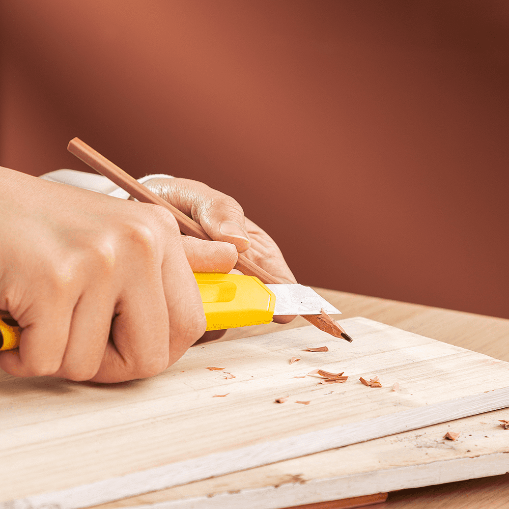 Нож строительный Deli YS EDL018B, 18 мм, универсальный - 6