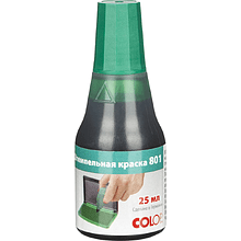 Краска штемпельная "Colop", 25 мл, зеленый