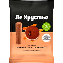 Полоски кондитерские "ЛеХрустье", карамель и тирамису