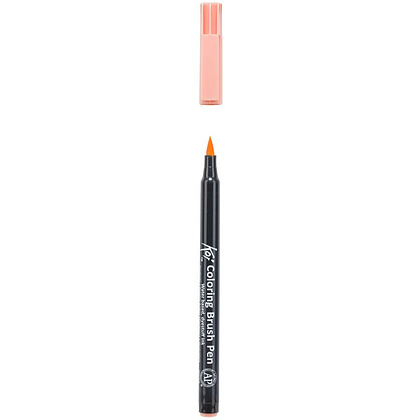 Маркер акварельный "Koi Color Brush", коралловый - 3
