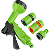 Комплект поливочный Amigo Grande "79230", 1/2", 6 фунций, пластик, зеленый, черный - 4
