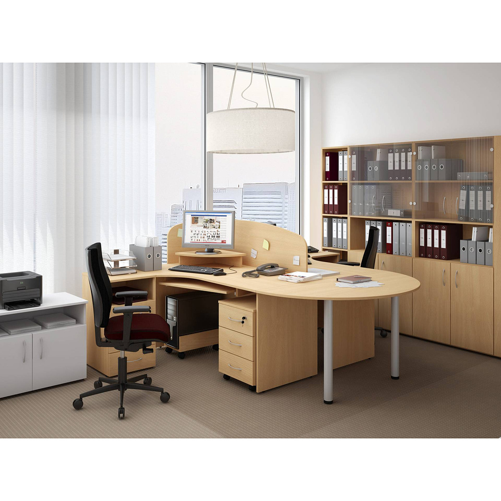 Коллекция Столица стол приставной С-912.201, 1400х350х750 мм, дуб сонома - 7