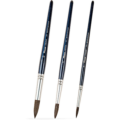 Набор кистей для рисования "Pinax Creative", синтетика, 3 шт