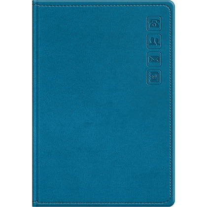 Книга алфавитная "Winner. Dark teal", А5, 135х205 мм, 80 листов, бирюзовый