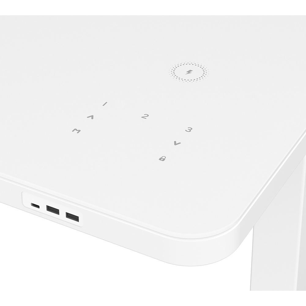 Стол с электроприводом двухмоторный AOKE HOME, белый (AK-GT10-YZF2-W) - 7