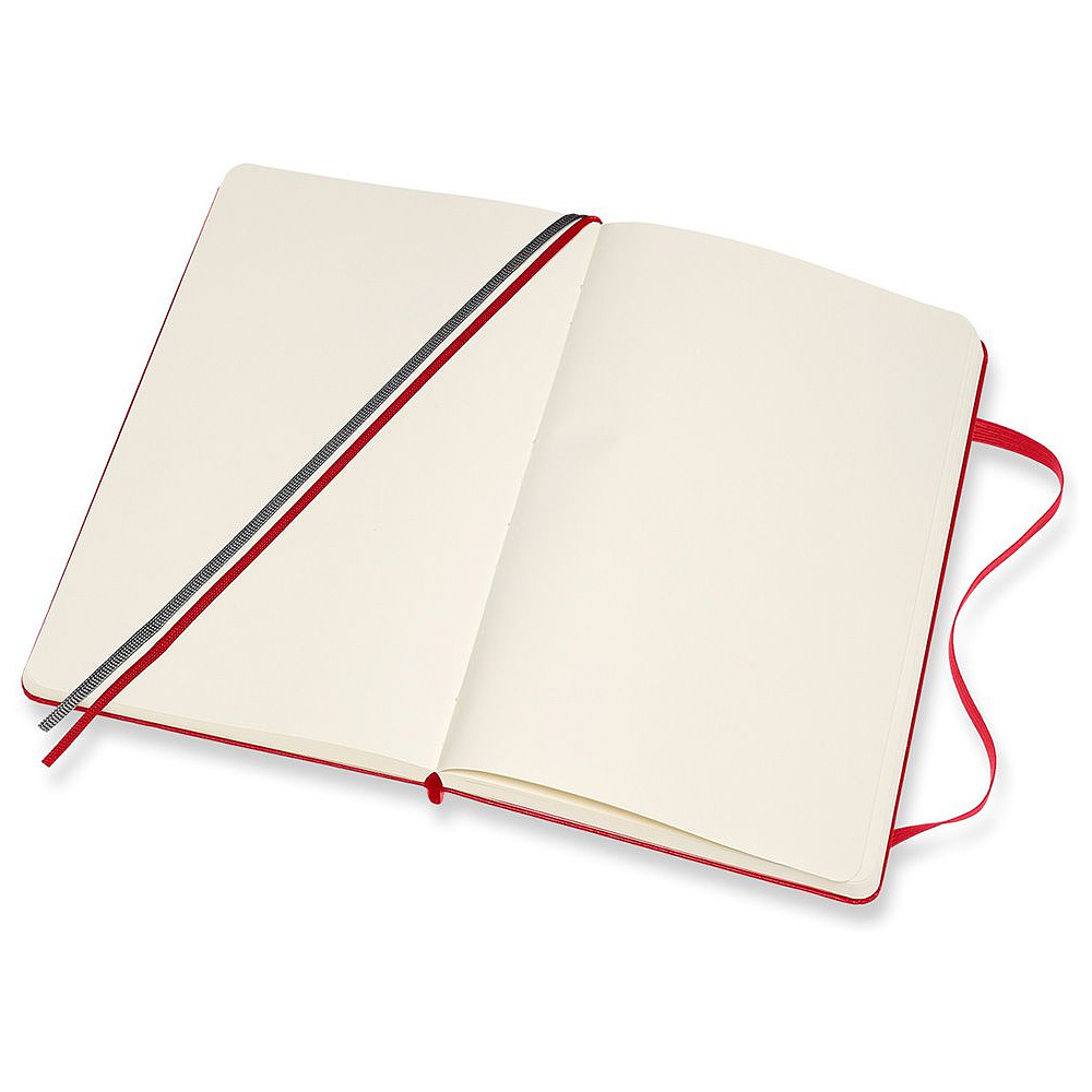 Блокнот "Classic Expended Large", А5, 200 листов, нелинованный, красный - 4